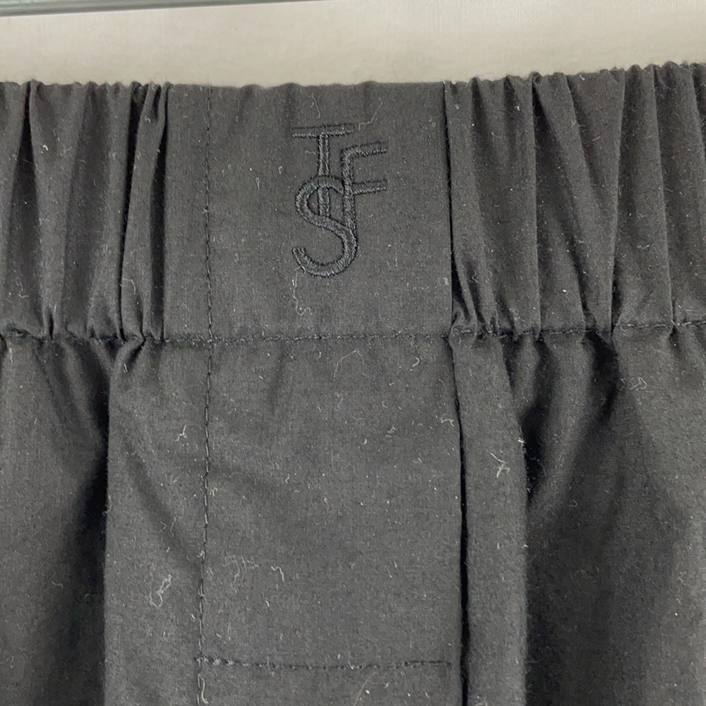 The Frankie Shop Lui Black Cotton Lightweight Shorts - Picture 3 of 9